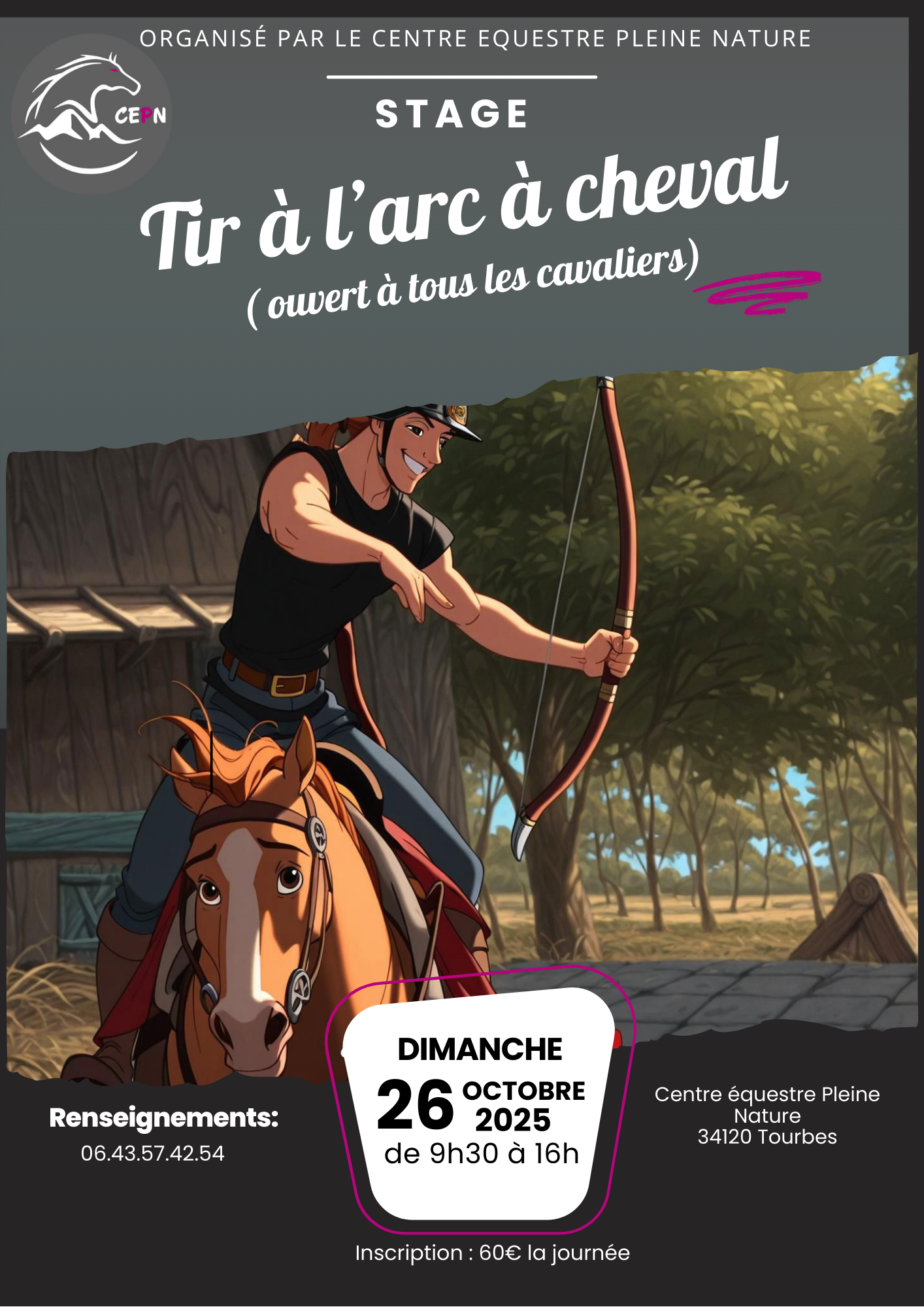Stage Tir à l'arc à cheval