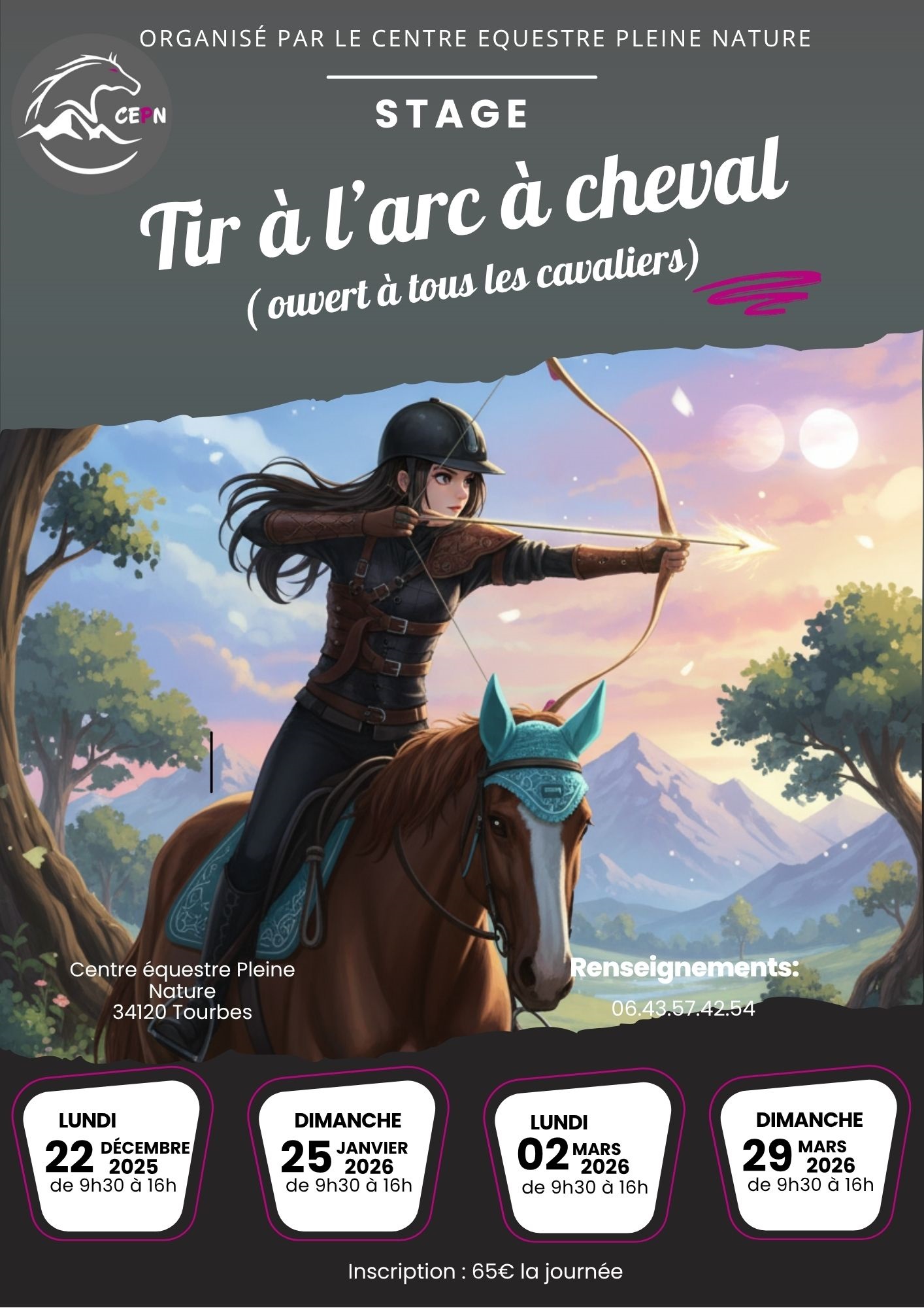 Stage Tir à l'arc à cheval