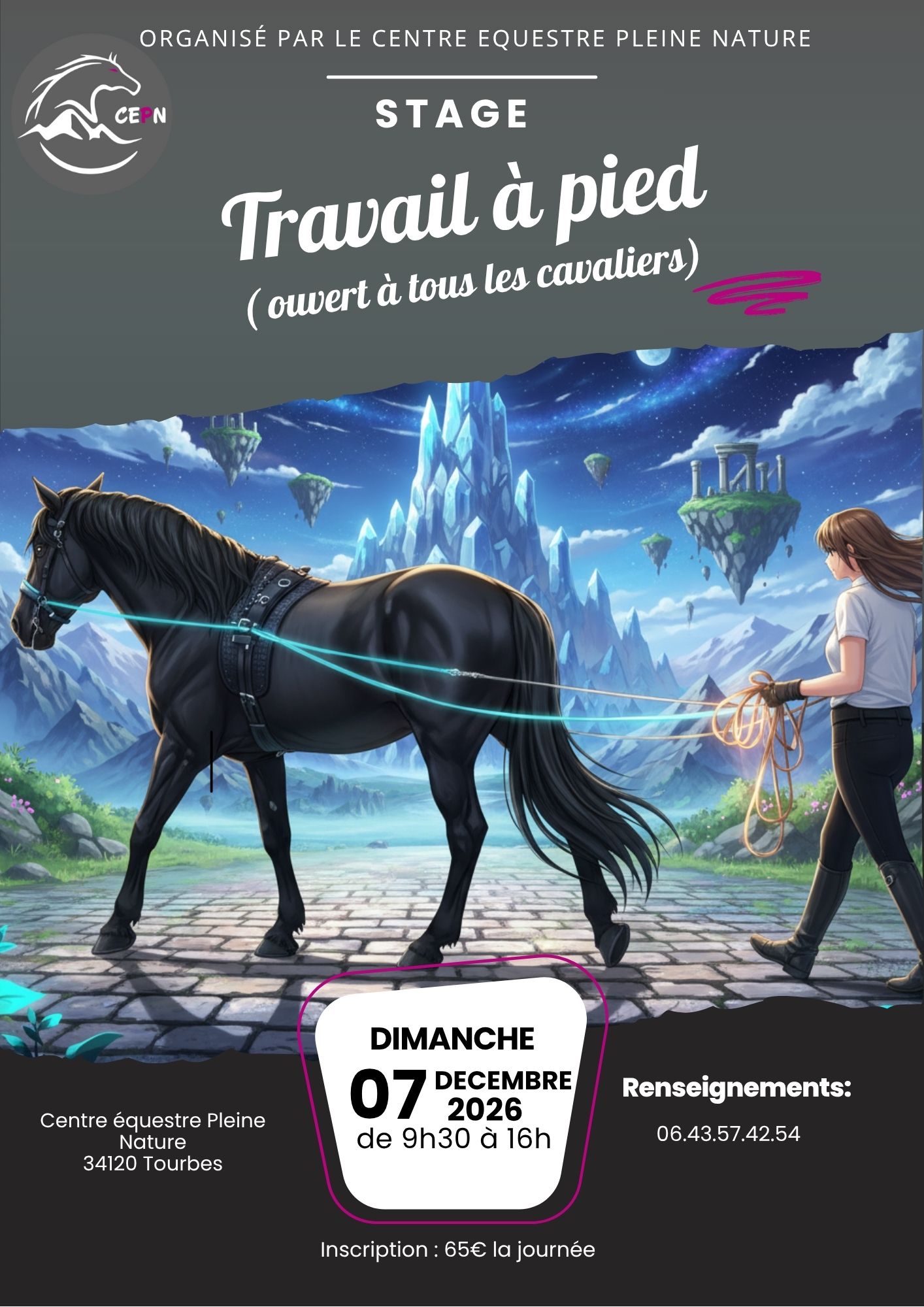 Stage Travail à pied